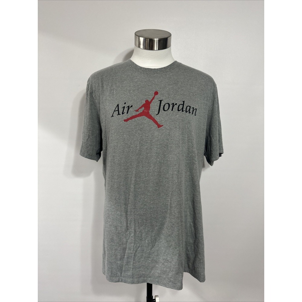 AUTHENTIC NIKE AIR JORDAN FLIGHT GRAY T-SHIRT CZ1767-091 XL GREY
